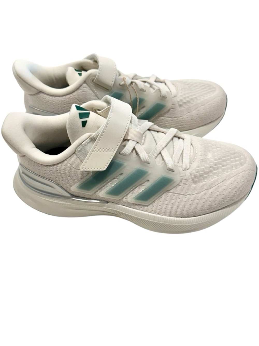NWT adidas Girl’s UltraRun 5 Grey and Green Sneakers - Size: 2.5 - Picture 4 of 9